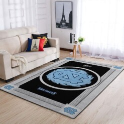 North Carolina Tar Heels Living Room Area Rug