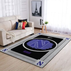 Northwestern Wildcats Living Room Area Rug