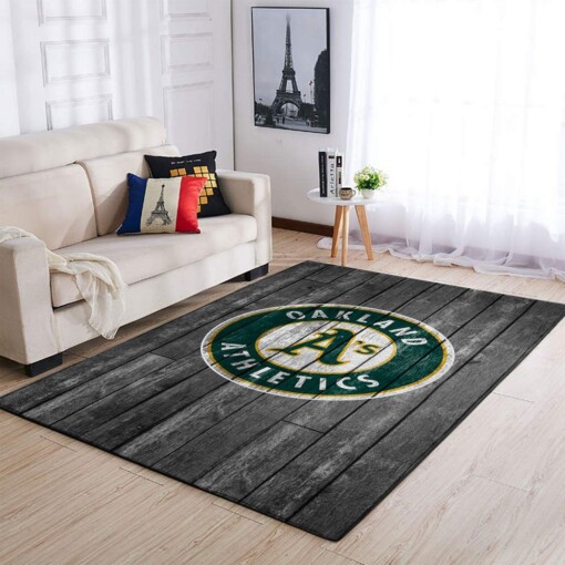 Oakland Athletics Living Room Area Rug