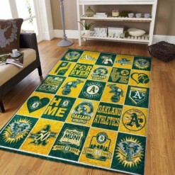 Oakland Athletics Living Room Area Rug