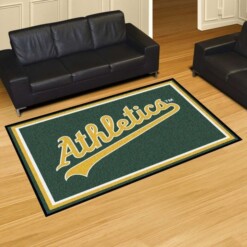 Oakland Athletics Living Room Area Rug