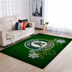 Oakland Athletics Living Room Area Rug