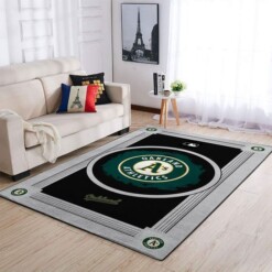 Oakland Athletics Living Room Area Rug