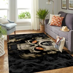 Oakland Raiders Living Room Area Rug