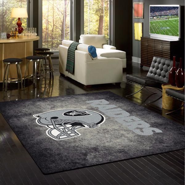 Oakland Raiders Living Room Area Rug