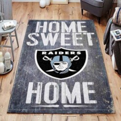 Oakland Raiders Living Room Area Rug