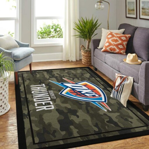 Oklahoma City Thunder Living Room Area Rug