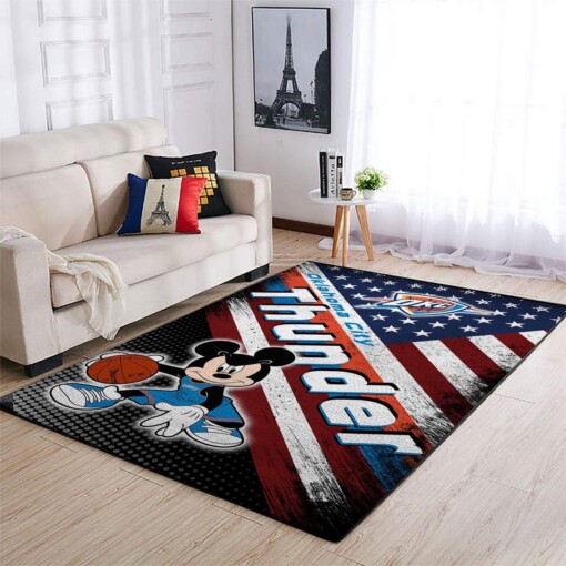 Oklahoma City Thunder Living Room Area Rug