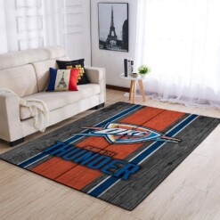 Oklahoma City Thunder Living Room Area Rug