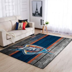 Oklahoma City Thunder Living Room Area Rug