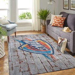 Oklahoma City Thunder Living Room Area Rug