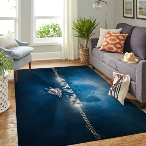 Oklahoma City Thunder Living Room Area Rug