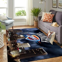 Oklahoma City Thunder Living Room Area Rug