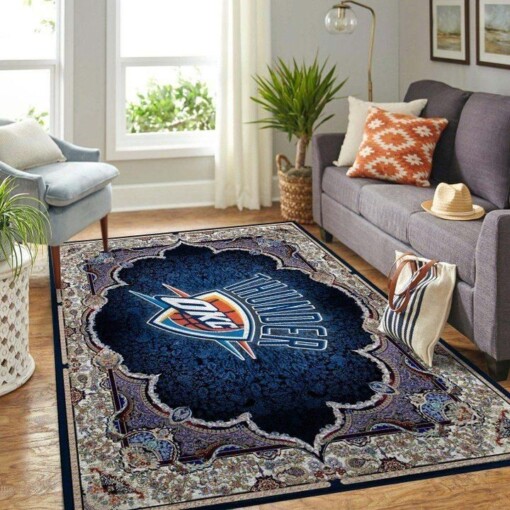 Oklahoma City Thunder Living Room Area Rug