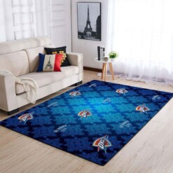 Oklahoma City Thunder Living Room Area Rug