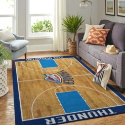 Oklahoma City Thunder Living Room Area Rug