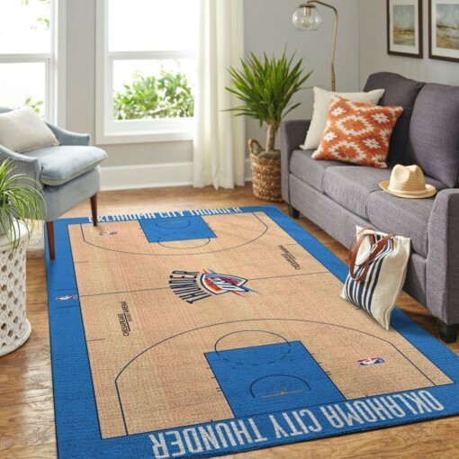 Oklahoma City Thunder Living Room Area Rug