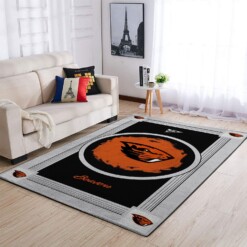 Oregon State Beavers Living Room Area Rug