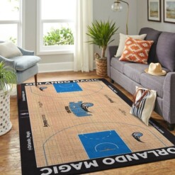 Orlando Magic Living Room Area Rug