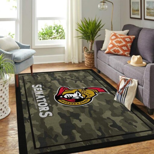 Ottawa Senators Living Room Area Rug