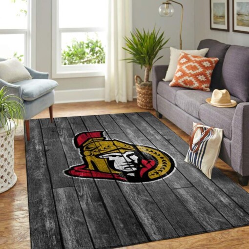 Ottawa Senators Living Room Area Rug