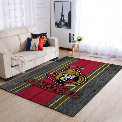 Ottawa Senators Living Room Area Rug