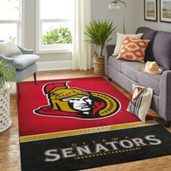 Ottawa Senators Living Room Area Rug