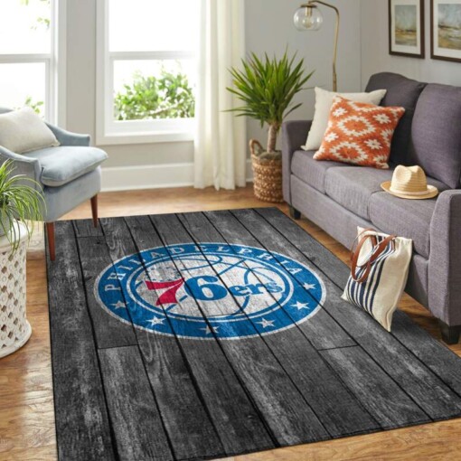 Philadelphia 76ers Living Room Area Rug