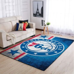 Philadelphia 76ers Living Room Area Rug