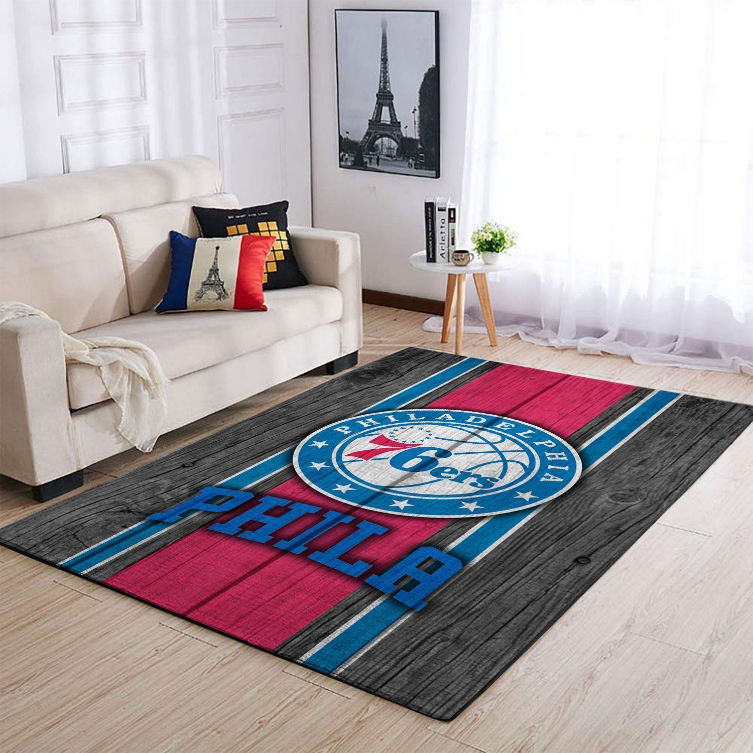 Philadelphia 76ers Living Room Area Rug