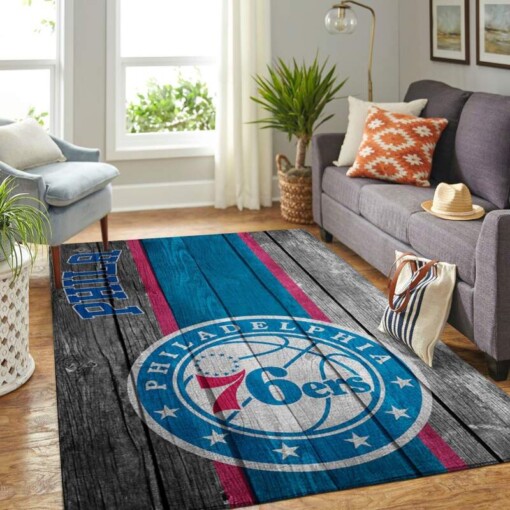 Philadelphia 76ers Living Room Area Rug