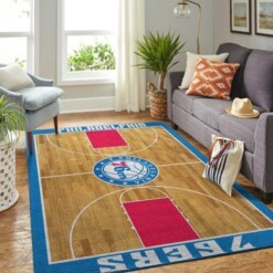 Philadelphia 76ers Living Room Area Rug