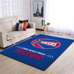 Philadelphia 76ers Living Room Area Rug