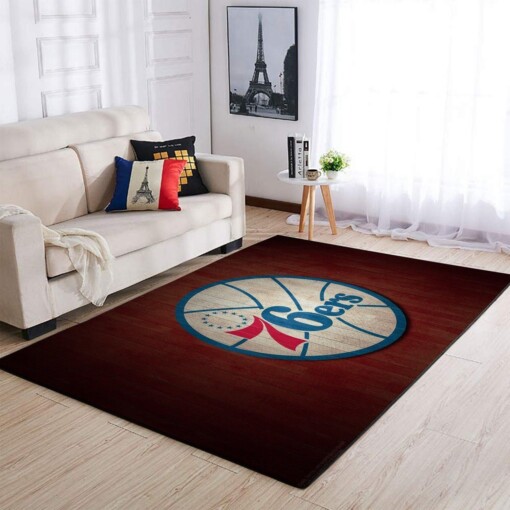 Philadelphia 76ers Living Room Area Rug