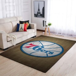 Philadelphia 76ers Living Room Area Rug