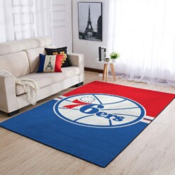 Philadelphia 76ers Living Room Area Rug