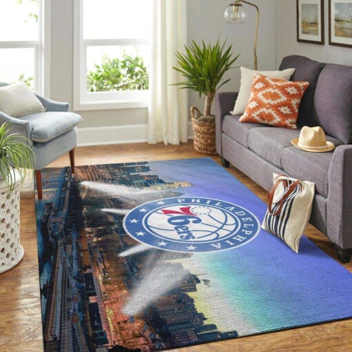 Philadelphia 76ers Living Room Area Rug