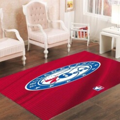 Philadelphia 76ers Living Room Area Rug