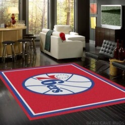 Philadelphia 76ers Living Room Area Rug