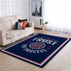 Philadelphia 76ers Living Room Area Rug