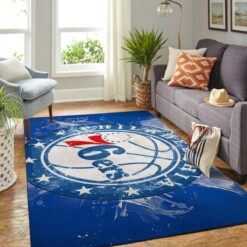 Philadelphia 76ers Living Room Area Rug