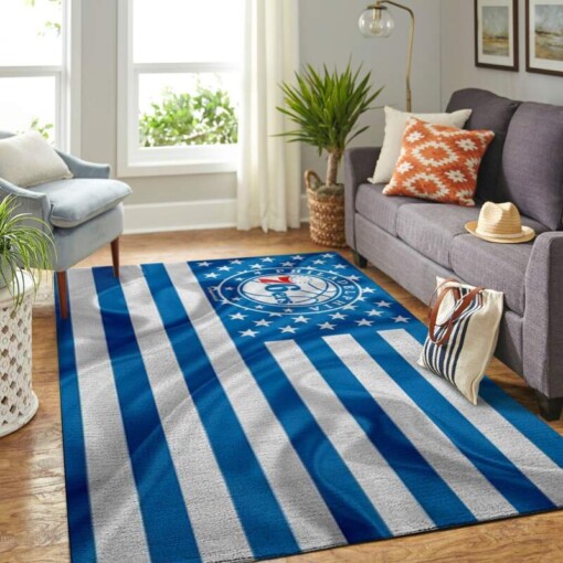 Philadelphia 76ers Living Room Area Rug