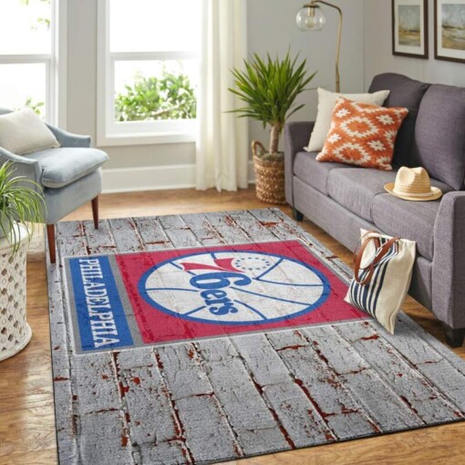 Philadelphia 76ers Living Room Area Rug