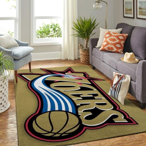 Philadelphia 76ers Living Room Area Rug