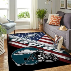 Philadelphia Eagles Living Room Area Rug