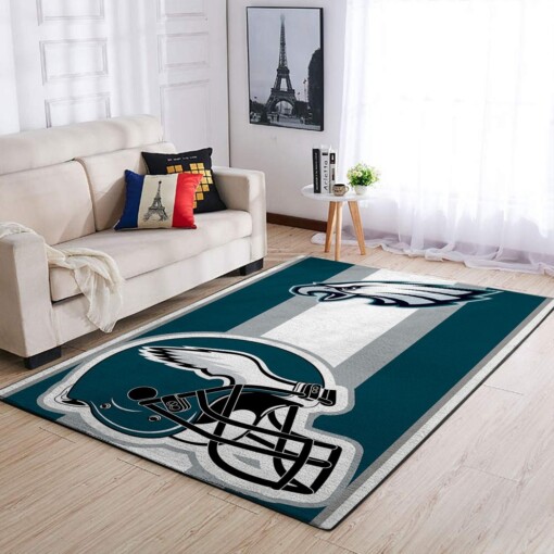 Philadelphia Eagles Living Room Area Rug