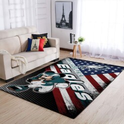 Philadelphia Eagles Living Room Area Rug