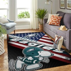 Philadelphia Eagles Living Room Area Rug