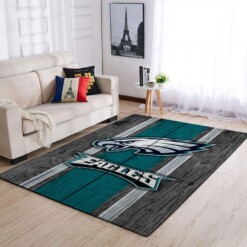 Philadelphia Eagles Living Room Area Rug