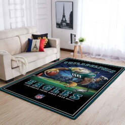 Philadelphia Eagles Living Room Area Rug